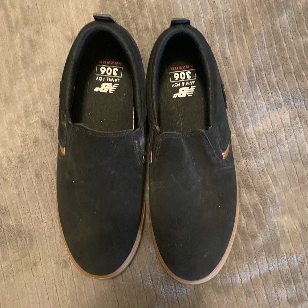 Black New Balance Slip Ons